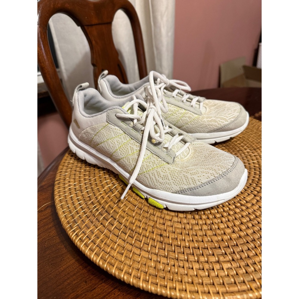Abeo Stellar White Lime B.I.O.system Walking Shoes Sneakers Womens 8.5 M